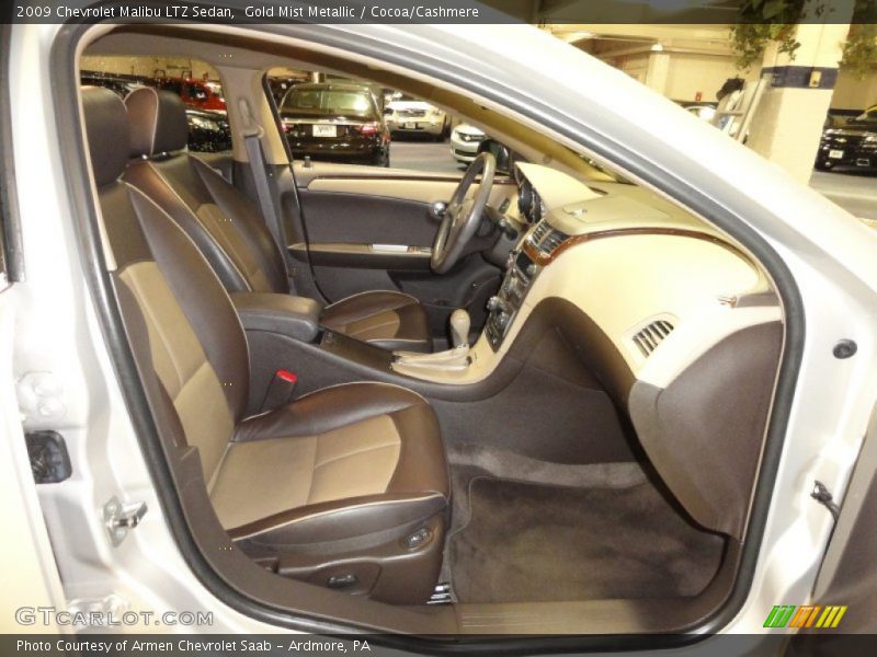 Gold Mist Metallic / Cocoa/Cashmere 2009 Chevrolet Malibu LTZ Sedan