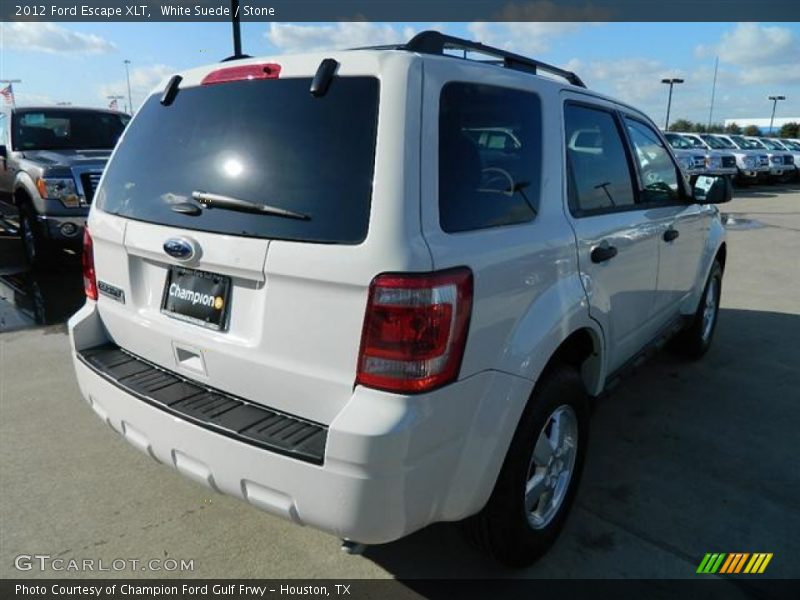 White Suede / Stone 2012 Ford Escape XLT