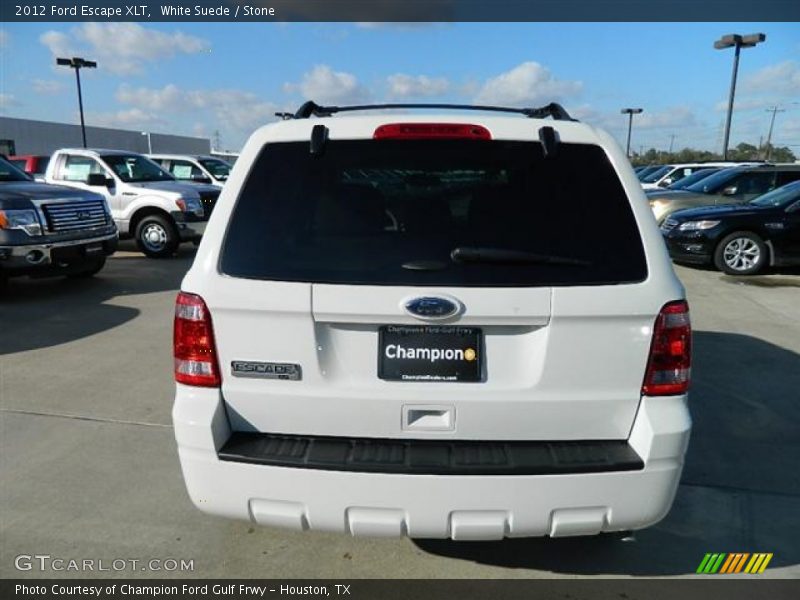White Suede / Stone 2012 Ford Escape XLT