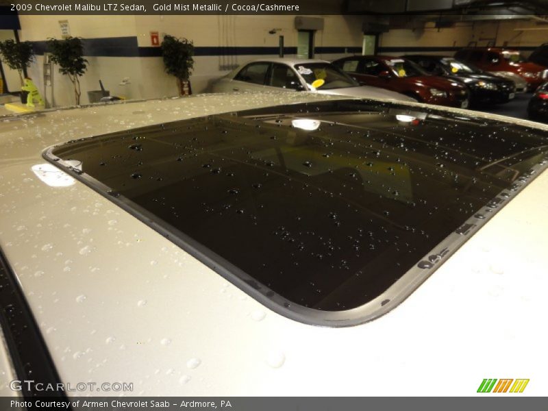 Gold Mist Metallic / Cocoa/Cashmere 2009 Chevrolet Malibu LTZ Sedan