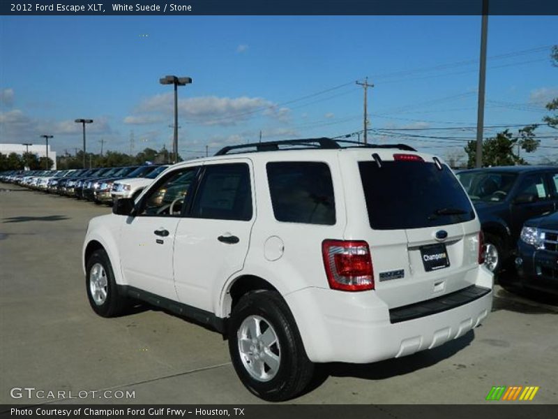 White Suede / Stone 2012 Ford Escape XLT