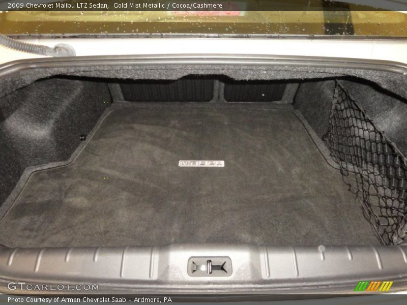 Gold Mist Metallic / Cocoa/Cashmere 2009 Chevrolet Malibu LTZ Sedan