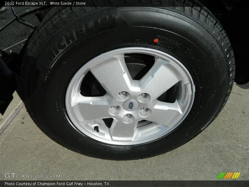 White Suede / Stone 2012 Ford Escape XLT