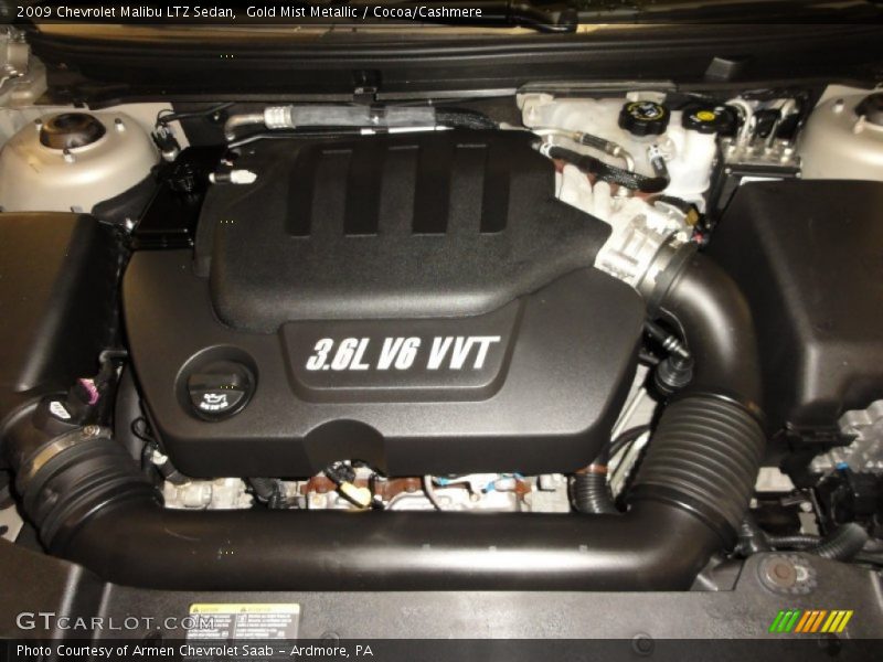 Gold Mist Metallic / Cocoa/Cashmere 2009 Chevrolet Malibu LTZ Sedan