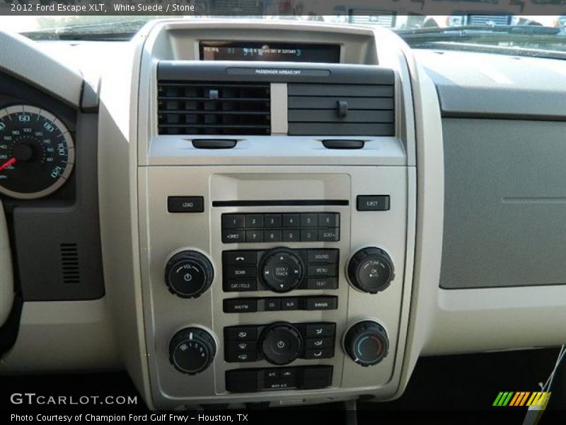 White Suede / Stone 2012 Ford Escape XLT