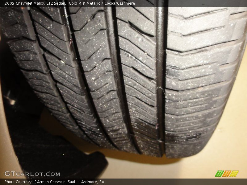 Gold Mist Metallic / Cocoa/Cashmere 2009 Chevrolet Malibu LTZ Sedan