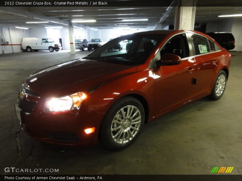 Crystal Red Metallic / Jet Black 2012 Chevrolet Cruze Eco