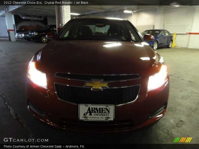 Crystal Red Metallic / Jet Black 2012 Chevrolet Cruze Eco