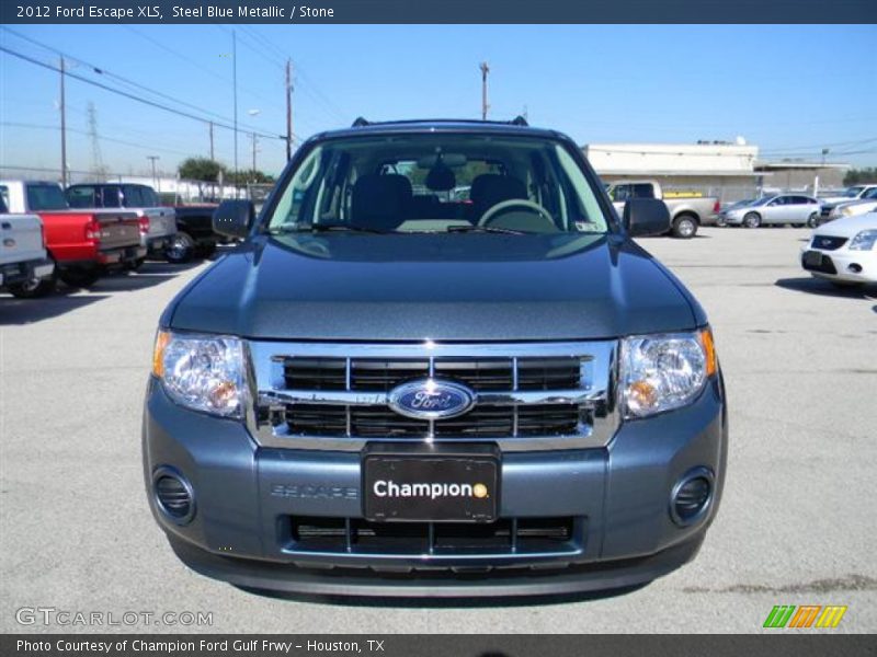 Steel Blue Metallic / Stone 2012 Ford Escape XLS