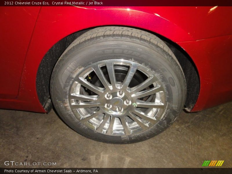 Crystal Red Metallic / Jet Black 2012 Chevrolet Cruze Eco