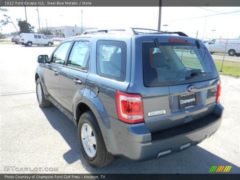Steel Blue Metallic / Stone 2012 Ford Escape XLS