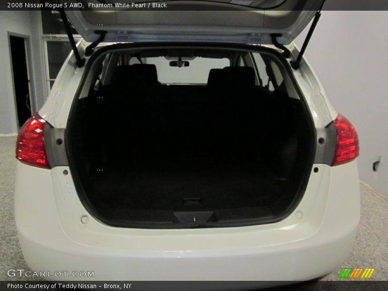 Phantom White Pearl / Black 2008 Nissan Rogue S AWD
