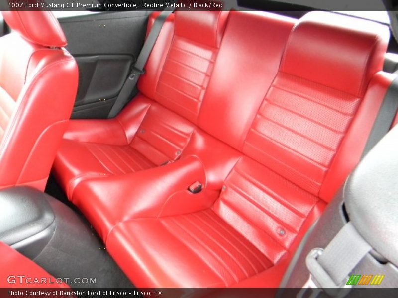 Redfire Metallic / Black/Red 2007 Ford Mustang GT Premium Convertible