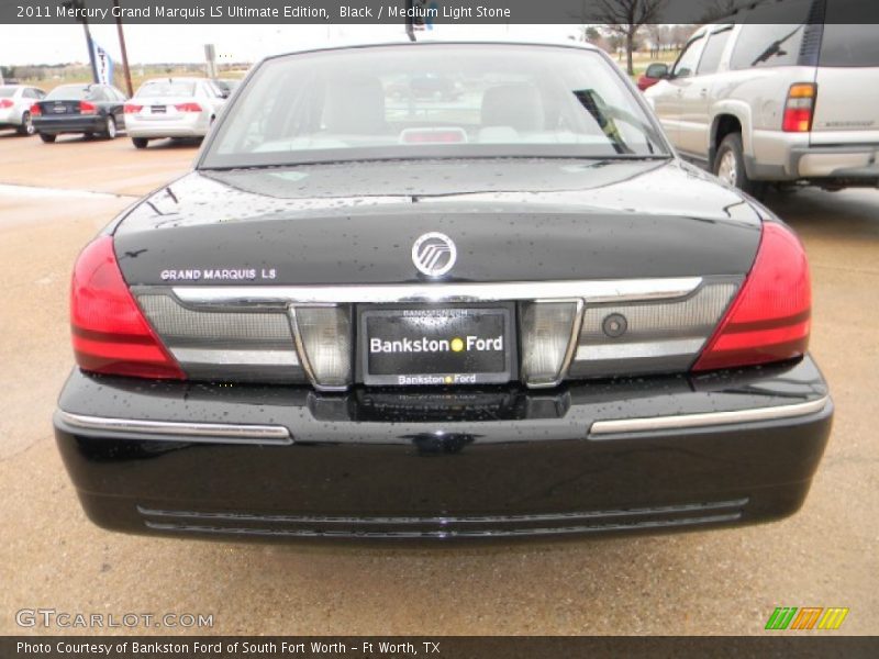 Black / Medium Light Stone 2011 Mercury Grand Marquis LS Ultimate Edition