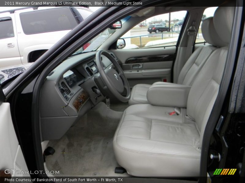Black / Medium Light Stone 2011 Mercury Grand Marquis LS Ultimate Edition