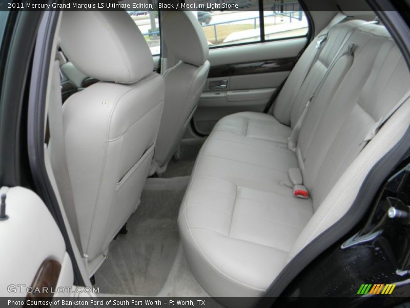 Black / Medium Light Stone 2011 Mercury Grand Marquis LS Ultimate Edition