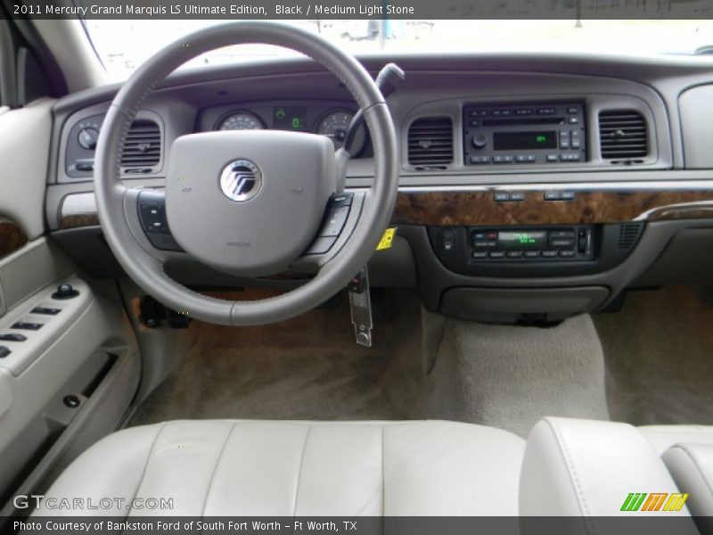 Black / Medium Light Stone 2011 Mercury Grand Marquis LS Ultimate Edition