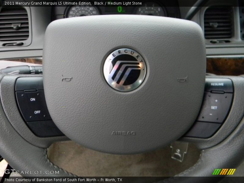Black / Medium Light Stone 2011 Mercury Grand Marquis LS Ultimate Edition
