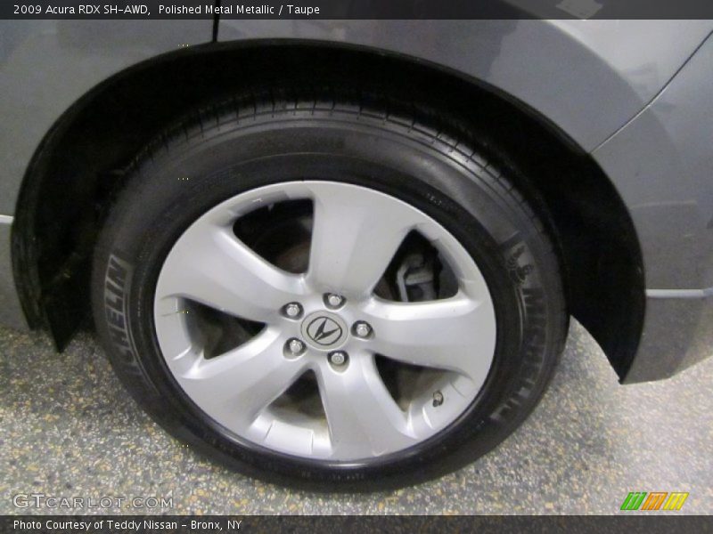 Polished Metal Metallic / Taupe 2009 Acura RDX SH-AWD