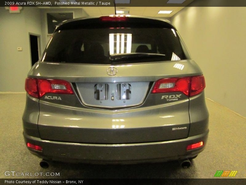 Polished Metal Metallic / Taupe 2009 Acura RDX SH-AWD