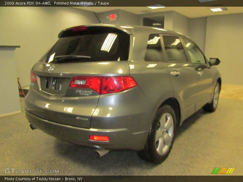 Polished Metal Metallic / Taupe 2009 Acura RDX SH-AWD