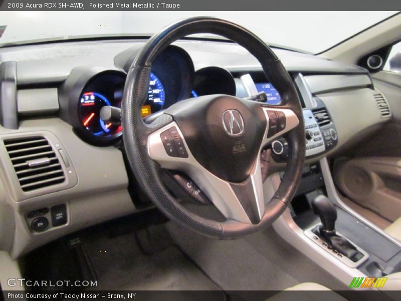Polished Metal Metallic / Taupe 2009 Acura RDX SH-AWD