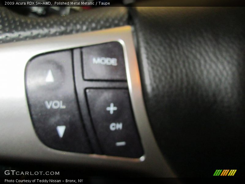 Polished Metal Metallic / Taupe 2009 Acura RDX SH-AWD