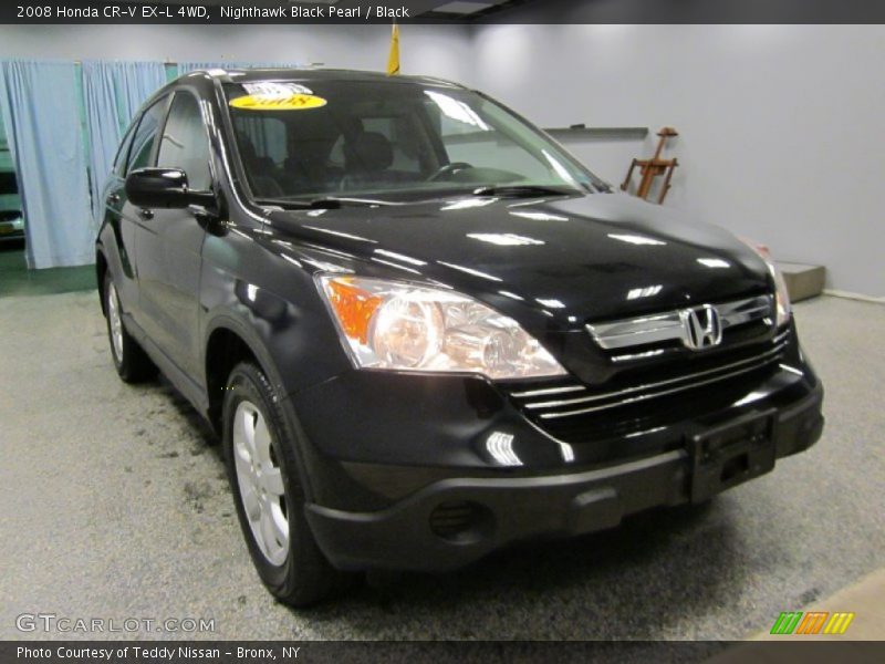 Nighthawk Black Pearl / Black 2008 Honda CR-V EX-L 4WD