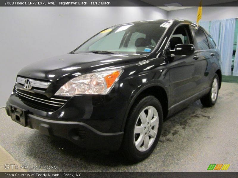 Nighthawk Black Pearl / Black 2008 Honda CR-V EX-L 4WD