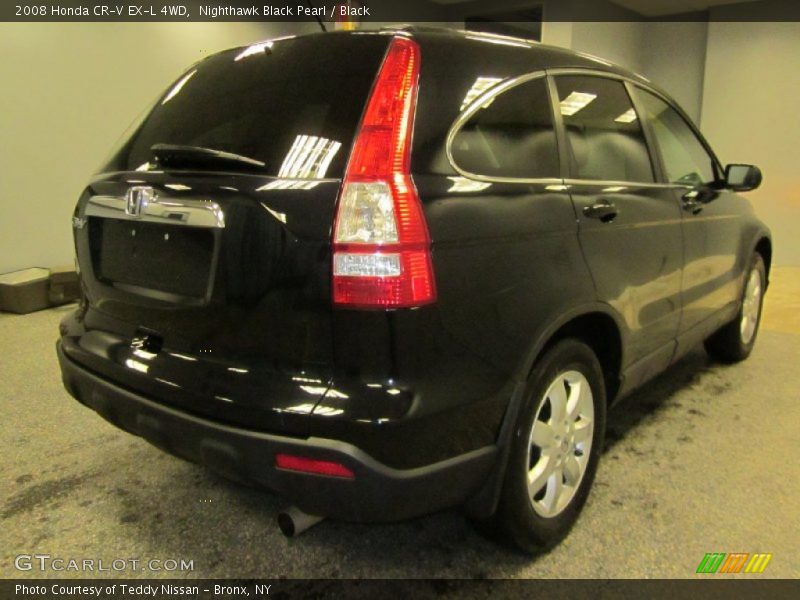 Nighthawk Black Pearl / Black 2008 Honda CR-V EX-L 4WD