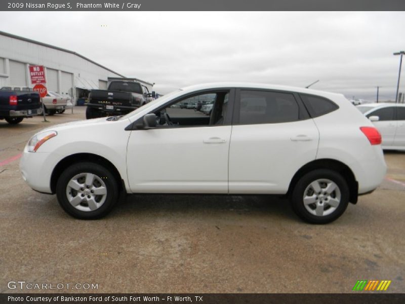 Phantom White / Gray 2009 Nissan Rogue S