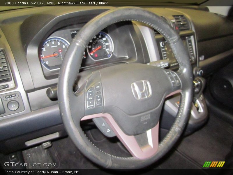 Nighthawk Black Pearl / Black 2008 Honda CR-V EX-L 4WD