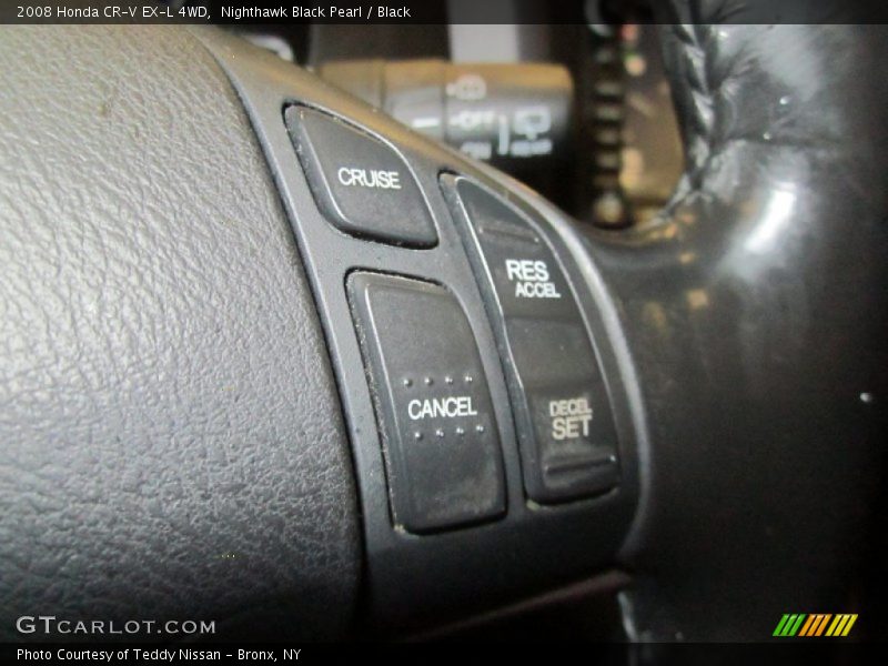 Nighthawk Black Pearl / Black 2008 Honda CR-V EX-L 4WD