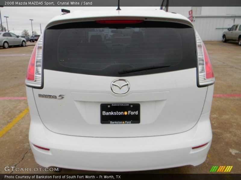 Crystal White / Sand 2008 Mazda MAZDA5 Sport