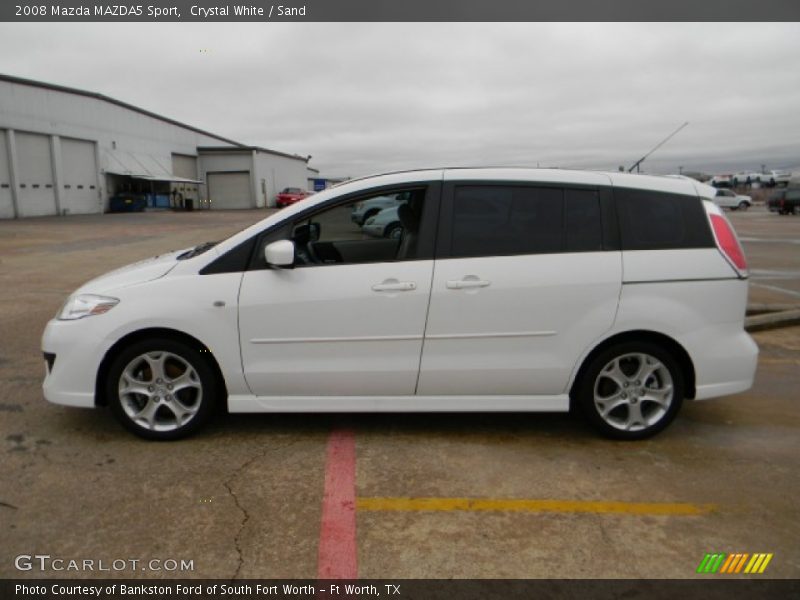 Crystal White / Sand 2008 Mazda MAZDA5 Sport