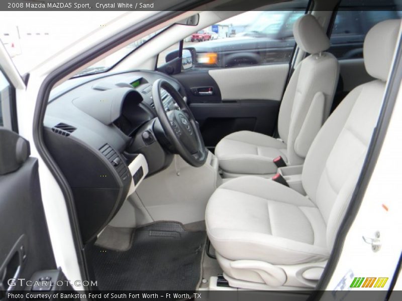 Crystal White / Sand 2008 Mazda MAZDA5 Sport