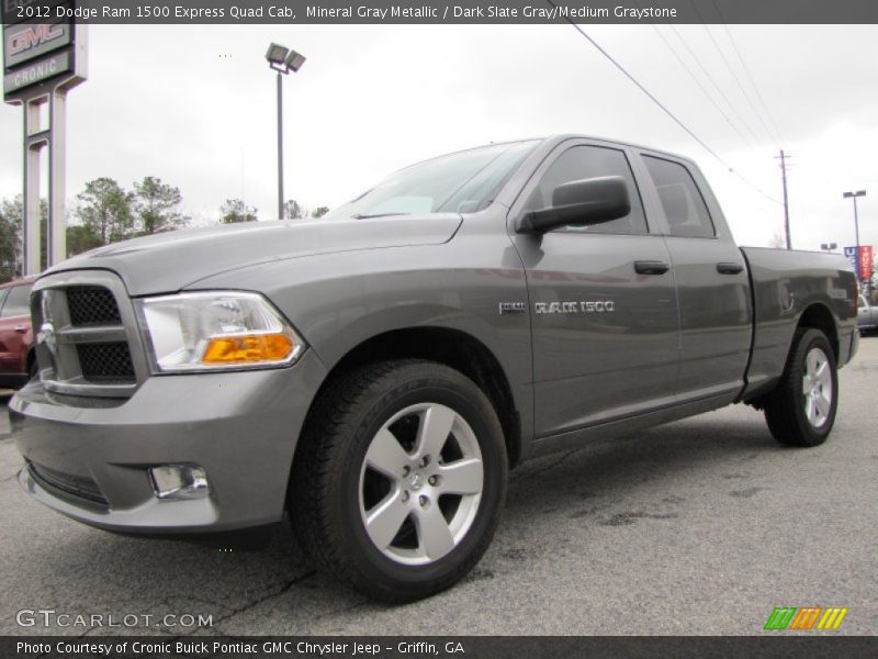 Mineral Gray Metallic / Dark Slate Gray/Medium Graystone 2012 Dodge Ram 1500 Express Quad Cab