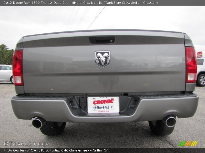 Mineral Gray Metallic / Dark Slate Gray/Medium Graystone 2012 Dodge Ram 1500 Express Quad Cab