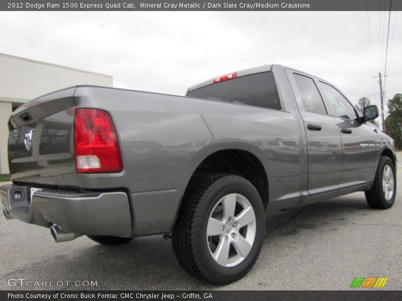 Mineral Gray Metallic / Dark Slate Gray/Medium Graystone 2012 Dodge Ram 1500 Express Quad Cab
