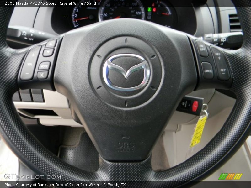 Crystal White / Sand 2008 Mazda MAZDA5 Sport