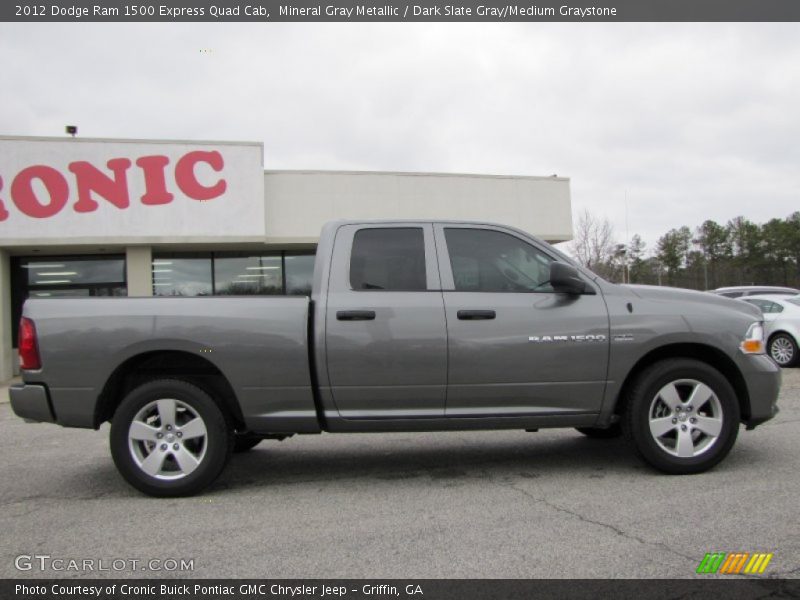 Mineral Gray Metallic / Dark Slate Gray/Medium Graystone 2012 Dodge Ram 1500 Express Quad Cab