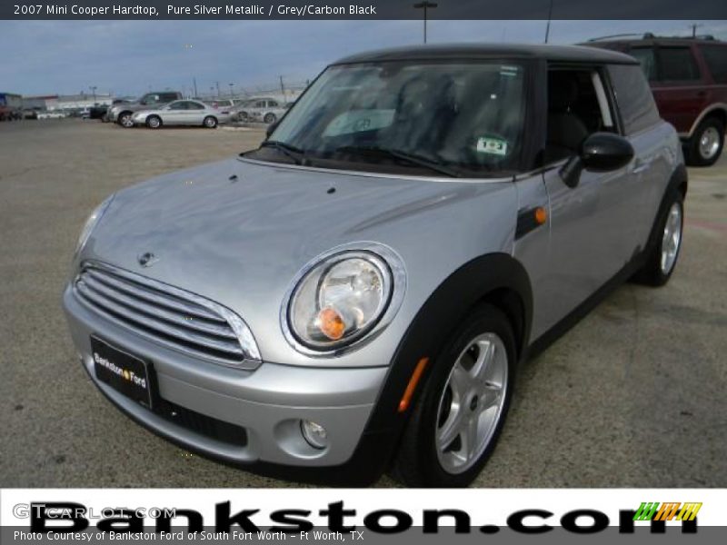 Pure Silver Metallic / Grey/Carbon Black 2007 Mini Cooper Hardtop