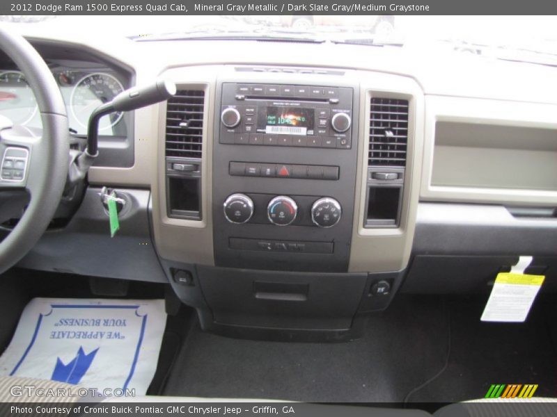 Mineral Gray Metallic / Dark Slate Gray/Medium Graystone 2012 Dodge Ram 1500 Express Quad Cab