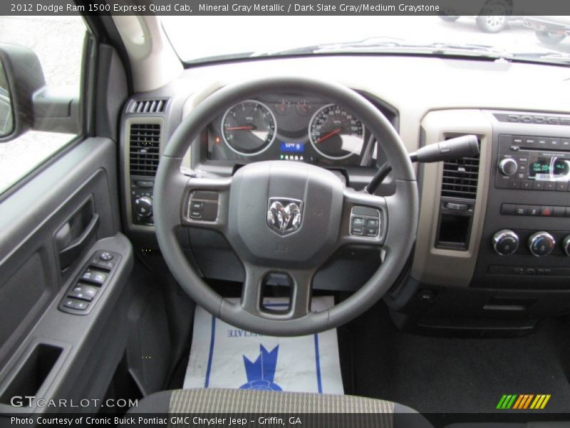 Mineral Gray Metallic / Dark Slate Gray/Medium Graystone 2012 Dodge Ram 1500 Express Quad Cab