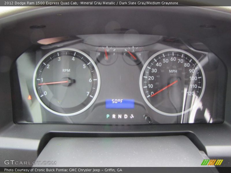  2012 Ram 1500 Express Quad Cab Express Quad Cab Gauges