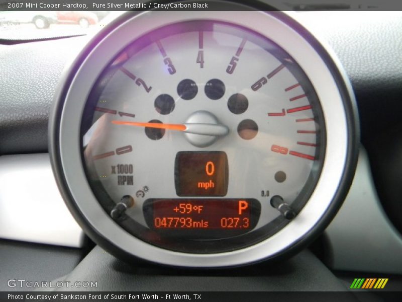 Pure Silver Metallic / Grey/Carbon Black 2007 Mini Cooper Hardtop