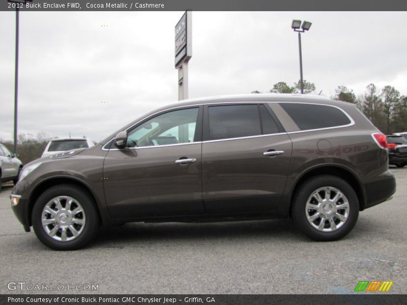 Cocoa Metallic / Cashmere 2012 Buick Enclave FWD