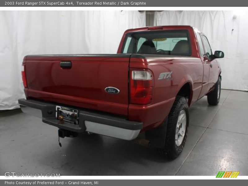 Toreador Red Metallic / Dark Graphite 2003 Ford Ranger STX SuperCab 4x4