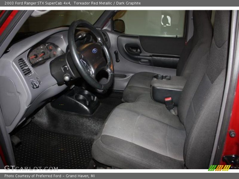 Toreador Red Metallic / Dark Graphite 2003 Ford Ranger STX SuperCab 4x4