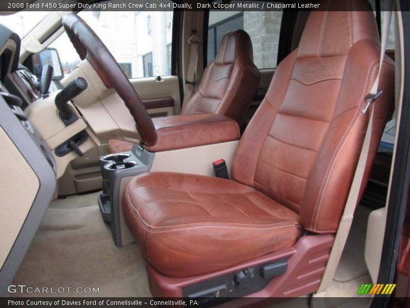  2008 F450 Super Duty King Ranch Crew Cab 4x4 Dually Chaparral Leather Interior